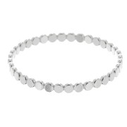 Bague fine - mini pastilles - Taille 52 - Argent 925 x1|raw }}