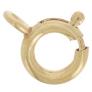 Fermoirs à ressort avec anneau fermé 8 mm - Gold filled (or laminé) x30|raw }}