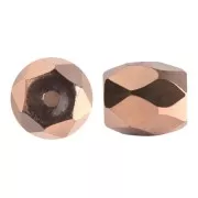 Perles en verre Baros® par Puca® 6x5 mm - Full Capri Gold x10g