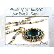 Perles en verre Baros® par Puca® 6x5 mm - Crystal AB x10g