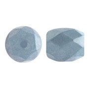 Perles en verre Baros® par Puca® 6x5 mm - Opaque Blue Ceramic Look x10g|raw }}