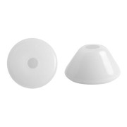 Perles en verre Konos® par Puca® 4x2 mm - Opaque White x10g|raw }}