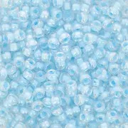 Preciosa Perles rocailles 9/0 2.5 mm - Crystal interieur aquamarine nacrées x20gr