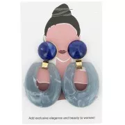 Lot de 20 cartes supports bijoux 9x6 cm boucles d'oreilles et colliers - Femme