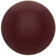 Cabochon rond en résine opaque 18 mm - Grenat x1