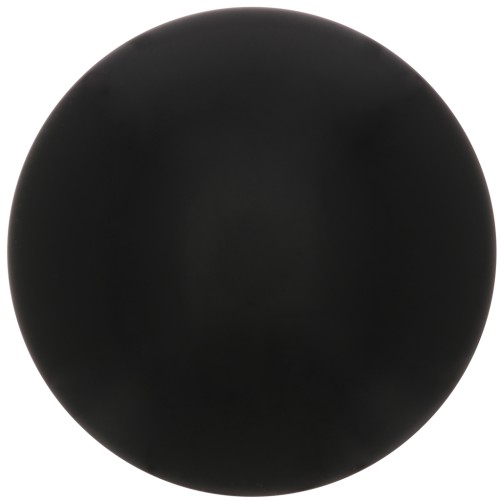 Cabochon rond en résine opaque 18 mm - Noir x1