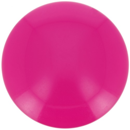 Cabochon rond en résine opaque 18 mm - Fuchsia x1