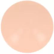 Cabochon rond en résine opaque 18 mm - Abricot x1