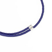 Embout double 10x6 mm pour cordon 4 mm - Argent 925 x1