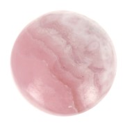 Cabochon rond 8 mm en pierre gemme - Rhodochrosite x1