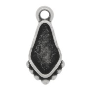 Cymbal - Breloque pour perle Kite 15x8 mm - Valsamo - Argenté vieilli x1