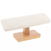 Porte bijoux - présentoir à bijoux pour bracelets 9x20cm bambou & suédine - Beige