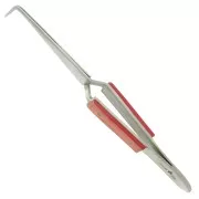 Pince à souder - brucelle croisée courbé - 15 cm auto blocage by Perles&Co x1