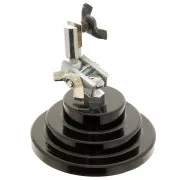 Base troisième main sur socle pour brucelle croisée 68 mm - Noir x1
