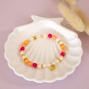 Perles en résine opaque effet mat 6 mm - Ivoire x10