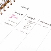 Set de 62 Tampons en silicone pour Bullet journal - Calendrier