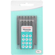 Set de poinçons à frapper ImpressArt - 3 mm - Signe du zodiaque x12