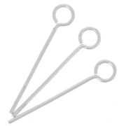 Clous tête ronde 20x0.7 mm en Argent 925 x10|raw }}