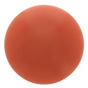 Cabochon rond 12 mm en résine opaque - Terre cuite x1