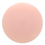 Cabochon rond 12 mm en résine opaque - Rose clair x1