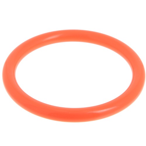 Bracelet jonc en résine opaque 67 mm - Orange x1