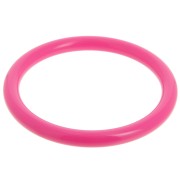 Bracelet jonc en résine opaque 67 mm - Rose bonbon x1