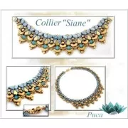 Perles en verre Kos® par Puca® 6x3 mm - Full Sliperit x10g