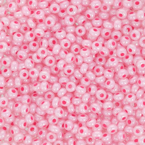 Preciosa Perles rocailles 11/0 2 mm - Rose Clair nacré 20g