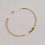 Boule de remplacement dévissable 4.7 mm pour bracelet - Gold filled (or laminé) x1