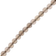 Perles rondes 3 mm pierre gemme - Quartz fumé x25|raw }}