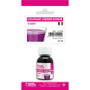 Colorant liquide pour bougie - Violet x27ml|raw }}