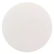 Cabochon rond en résine opaque effet mat 12 mm - Ivoire x1