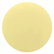 Cabochon rond en résine opaque effet mat 12 mm - Jaune pastel x1