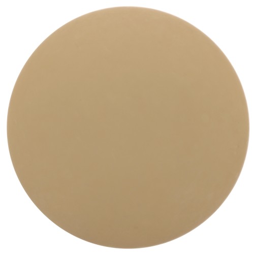 Cabochon rond en résine opaque effet mat 14 mm - Sable x1