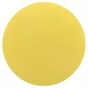 Cabochon rond en résine opaque effet mat 14 mm - Jaune soleil x1