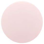 Cabochon rond en résine opaque effet mat 14 mm - Rose pastel x1