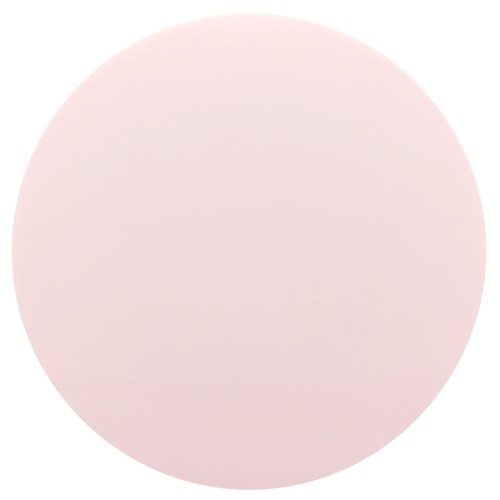 Cabochon rond en résine opaque effet mat 14 mm - Rose pastel x1