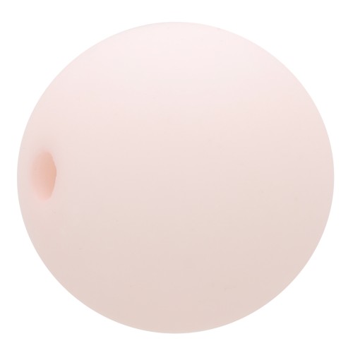 Perle en résine opaque effet mat 8 mm - Rose pastel x1