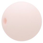 Perle en résine opaque effet mat 12 mm - Rose pastel x1