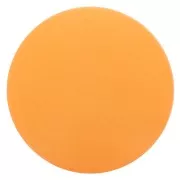 Cabochon rond en résine opaque effet mat 12 mm - Orange clair x1