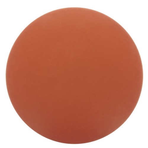 Cabochon rond en résine opaque effet mat 12 mm - Terracotta x1