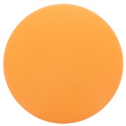 Cabochon rond en résine opaque effet mat 14 mm - Orange clair x1