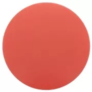 Cabochon rond en résine opaque effet mat 14 mm - Rouge corail x1