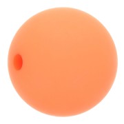 Perle en résine opaque effet mat 8 mm - Corail x1