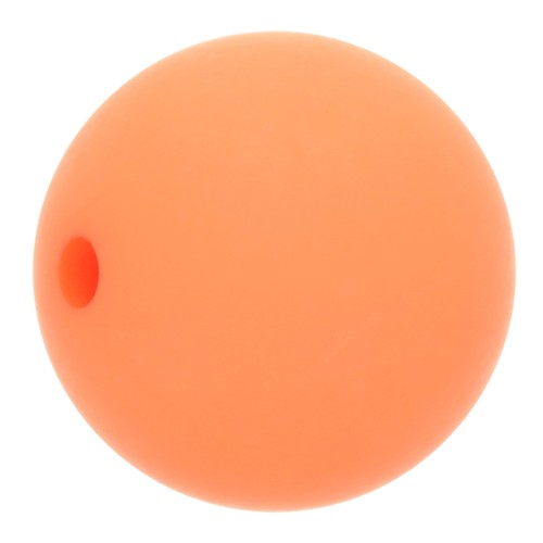 Perle en résine opaque effet mat 10 mm - Corail x1