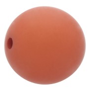 Perle en résine opaque effet mat 10 mm - Terracotta x1|raw }}