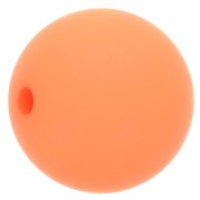Perle en résine opaque effet mat 12 mm - Corail x1