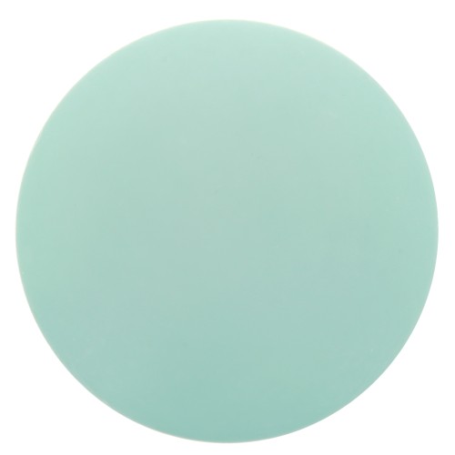 Cabochon rond en résine opaque effet mat 12 mm - Vert d'eau x1