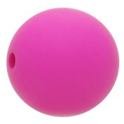 Perle en résine opaque effet mat 8 mm - Fuchsia x1|raw }}