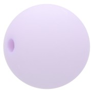 Perle en résine opaque effet mat 12 mm - Parme x1